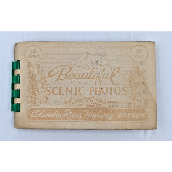 Vintage Beautiful Scenic Photos 12 Views Columbia River Highway Oregon Souvenir - Picture 1 of 8